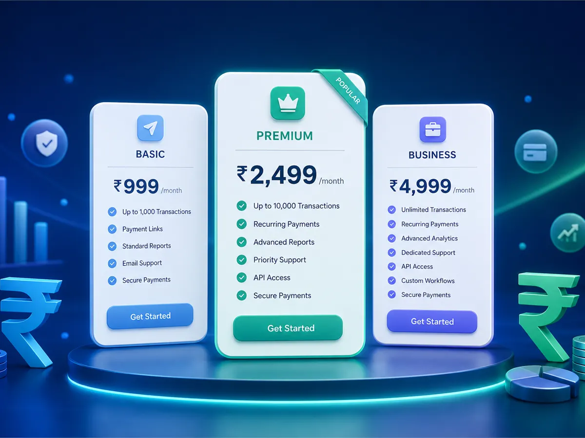 OptionPay pricing plans